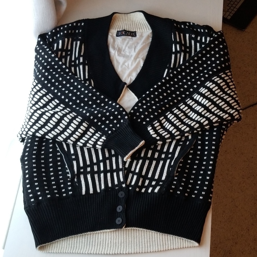 Black and White Cardigan